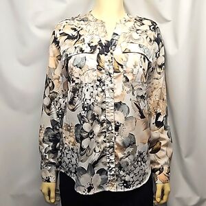 Calvin Klein Button Down Shirt Roll Tab Sleeve